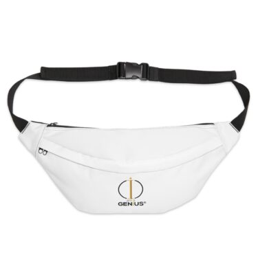 GENIUS Logo Large Fanny Pack — Lightweight Travel Waist Bag