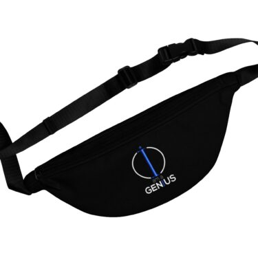 Black Classic Geniu Fanny Pack — Waist Bag