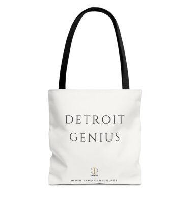 Detroit Classic Genius- Tote Bag: Stylish Canvas Tote for Everyday Use, Eco-Friendly Shopping, Book Bag, Gift for Students and Trendsetters