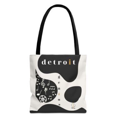 Detroit Motown Genius-Tote Bag: Stylish Perfect for Music Lovers, Fun Gifts, Eco-Friendly Fashion, Everyday Use, Artistic Shopping Bag)