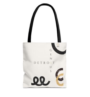 Detroit Genius Grind- Stylish Canvas Tote for Everyday Use, Eco-Friendly Shopping, Book Bag, Gift for Students and Trendsetters