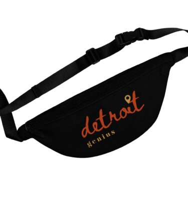 Copy of Fanny Pack — Detroit Motor City Genius Waist Bag (black)